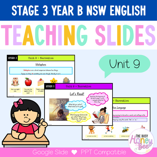 Stage 3 Year B Unit 9 Narrative English Teaching Slides