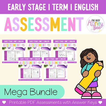 ULTIMATE Early Stage 1 English Assessment Bundle