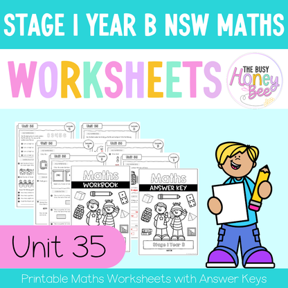 Stage 1 Year B NSW Maths Worksheets Unit 35