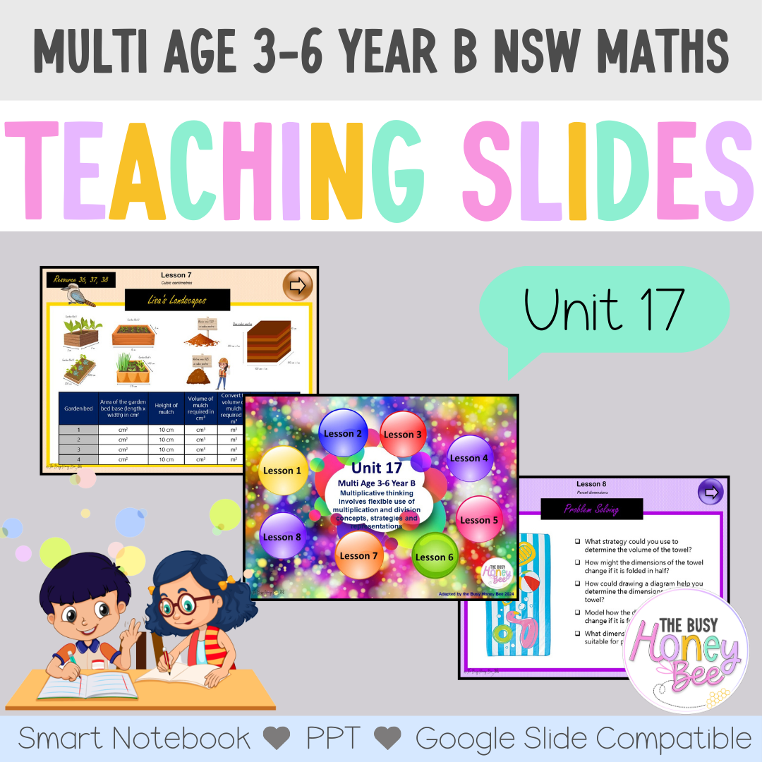 Multi Age 3-6 Year B Unit 17 Maths Teaching Slides