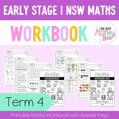 Early Stage 1 NSW Maths Workbook Term 4