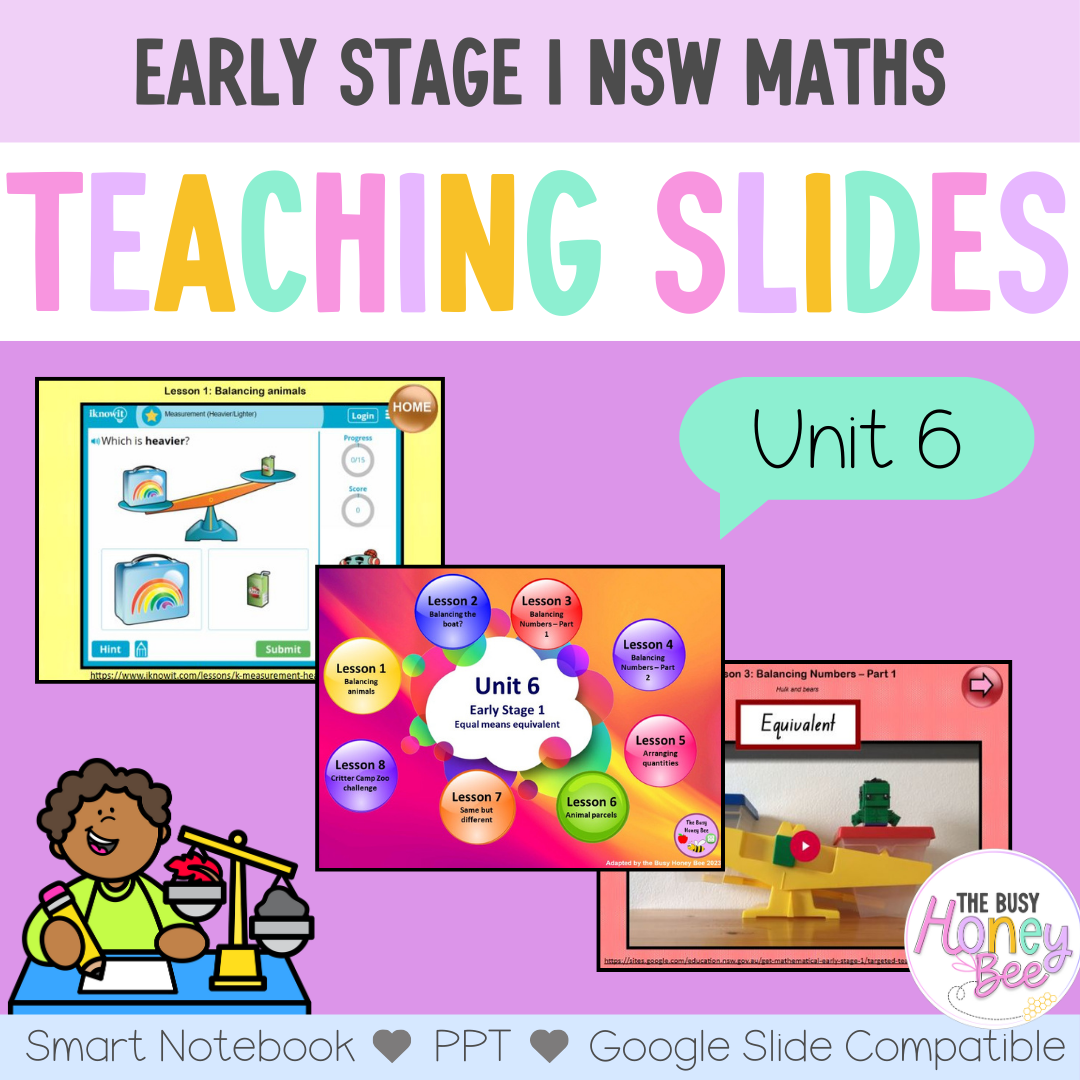 Early Stage 1 Unit 6 Maths Teaching Slides