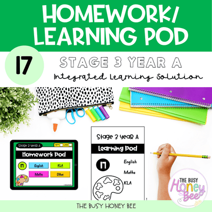 Stage 3 Year A Homework/Learning Pods Ultimate Mega Bundle