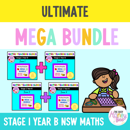 Stage 1 Year B Ultimate Maths Teaching Slides Mega Bundle