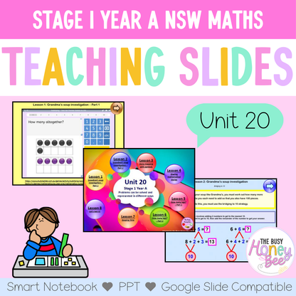 Stage 1 Year A Unit 20 Maths Teaching Slides