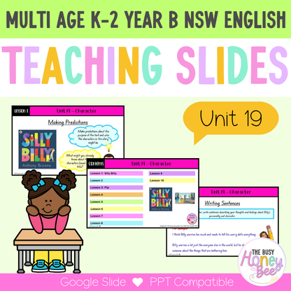 Multi Age Year B Unit 19 Character English Teaching Slides