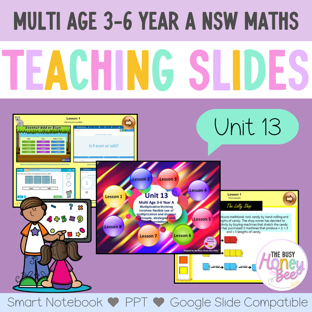 Multi Age 3-6 Year A Unit 13 Maths Teaching Slides