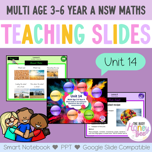 Multi Age 3-6 Year A Unit 14 Maths Teaching Slides