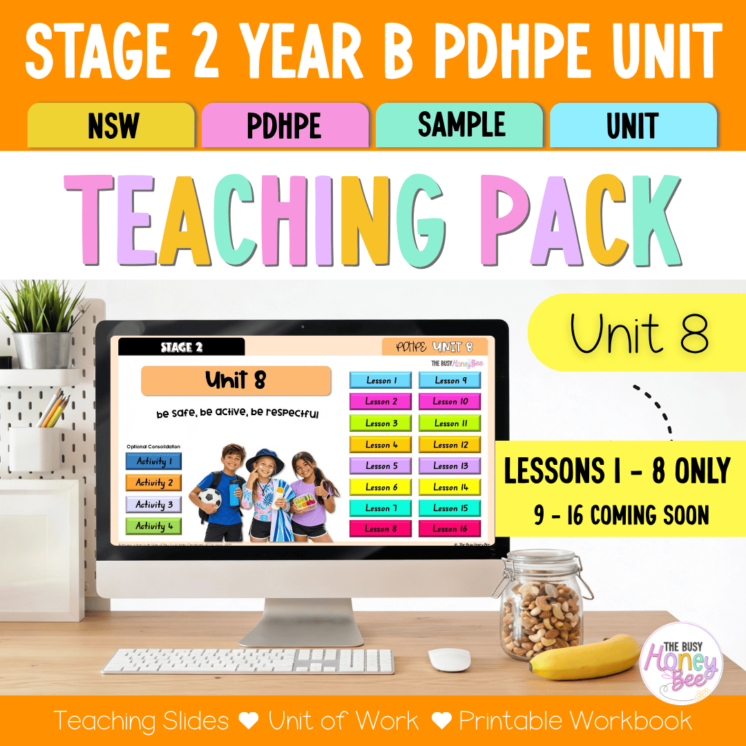 Stage 2 Year B NSW PDHPE Sample Unit 8 Teaching Pack