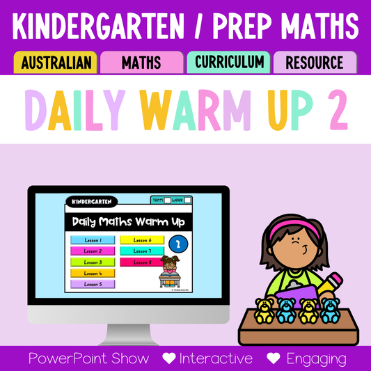 Kindergarten/Prep Australian | Math Daily Review | Warm-Up 2