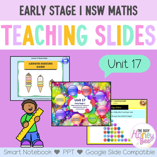 Early Stage 1 Unit 17 Maths Teaching Slides