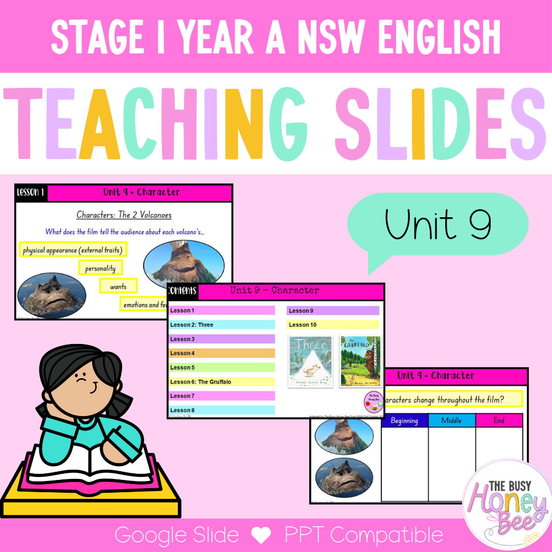 Stage 1 Year A Term 2 English Teaching Slides Mega Bundle