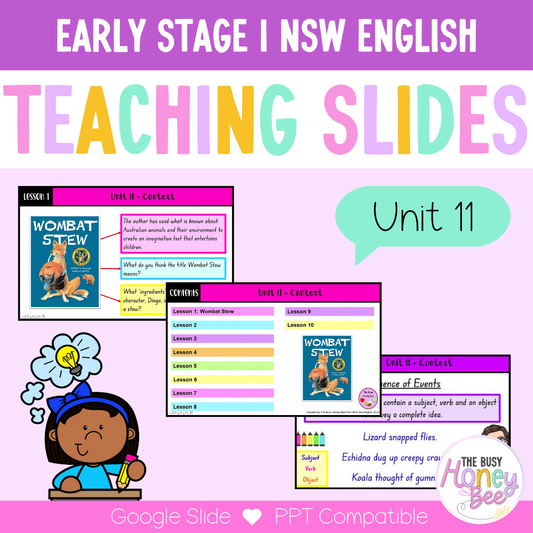 Early Stage 1 Unit 11 Context English Teaching Slides