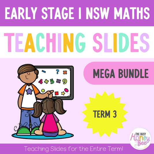 Early Stage 1 Term 3 Maths Mega Bundle