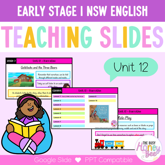 Early Stage 1 Unit 12 Narrative English Teaching Slides