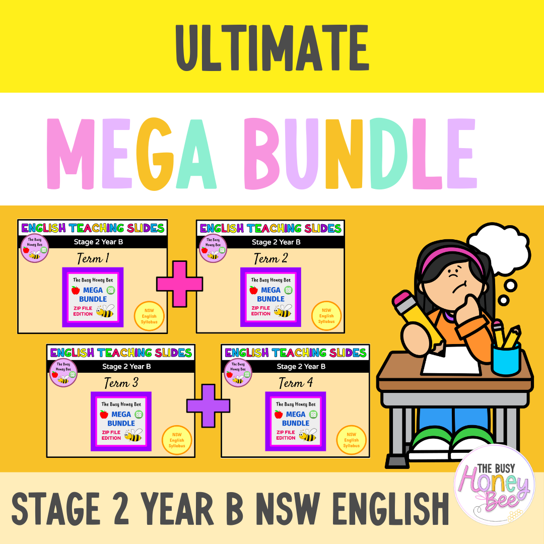 Stage 2 Year B Ultimate English Teaching Slides Mega Bundle