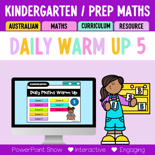 Kindergarten/Prep Australian | Math Daily Review | Warm-Up 5