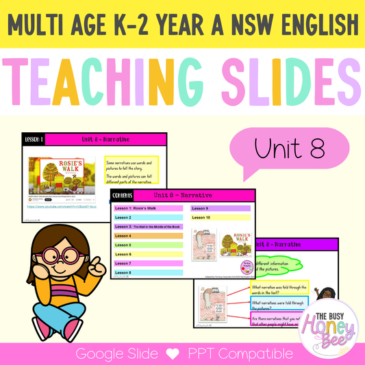 Multi Age Year A Unit 8 Narrative English Teaching Slides