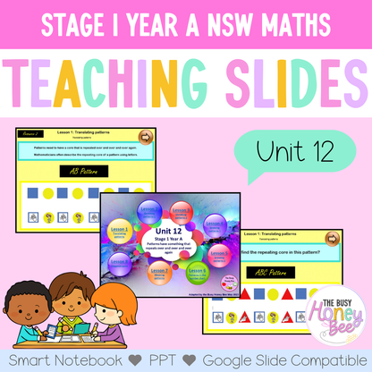 Stage 1 Year A Unit 12 Maths Teaching Slides