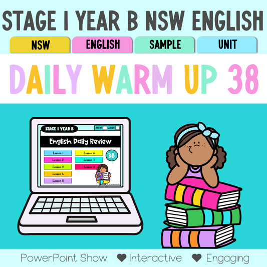 Stage 1 Year B Australian | NSW English Daily Review | Daily Warm Unit 38
