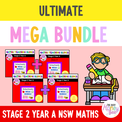 Stage 2 Year A Ultimate Maths Teaching Slides Mega Bundle