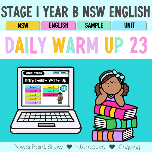 Stage 1 Year B English Daily Warm Up Unit 23