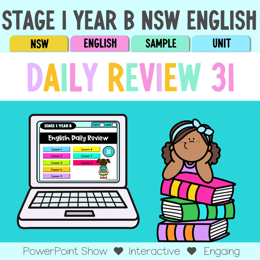 Stage 1 Year B Australian | NSW English Daily Review | Daily Warm Unit 31
