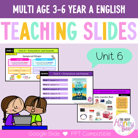 Multi Age 3-6 Year A Unit 6 Perspective and Context English Teaching Slides