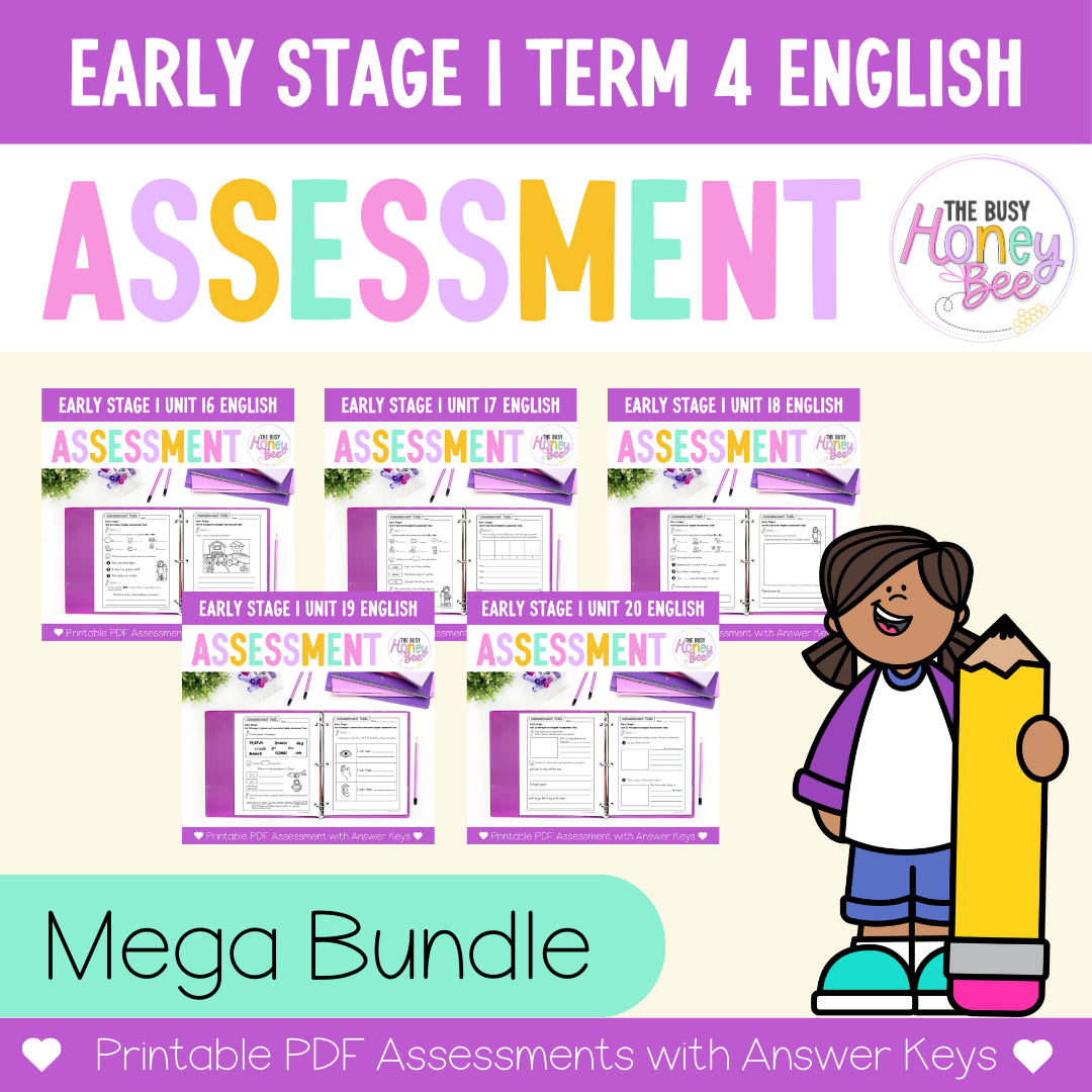 ULTIMATE Early Stage 1 English Assessment Bundle