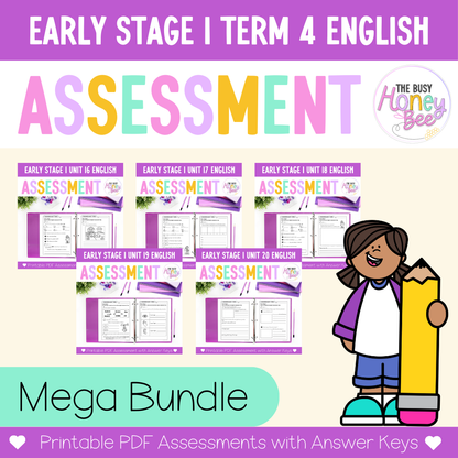 ULTIMATE Early Stage 1 English Assessment Bundle