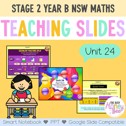 Stage 2 Year B Unit 24 Maths Teaching Slides