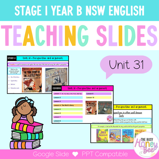 Stage 1 Year B Unit 31 Perspective and Argument English Teaching Slides