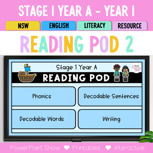 Stage 1 Year A - Year 1 Reading Pod 2 - a, ey and ea