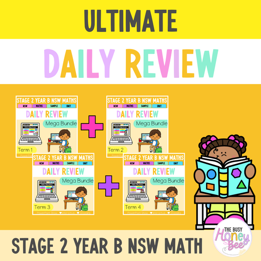 Stage 2 Year B Ultimate Australian | NSW Maths Daily Review | Warm-Up Mega Bundle