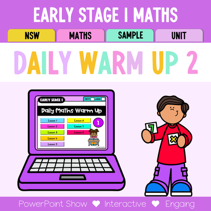 Early Stage 1 Math Daily Warm Up Unit 2