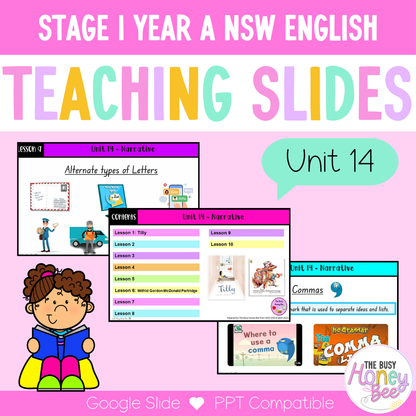 Stage 1 Year A Term 3 English Teaching Slides Mega Bundle