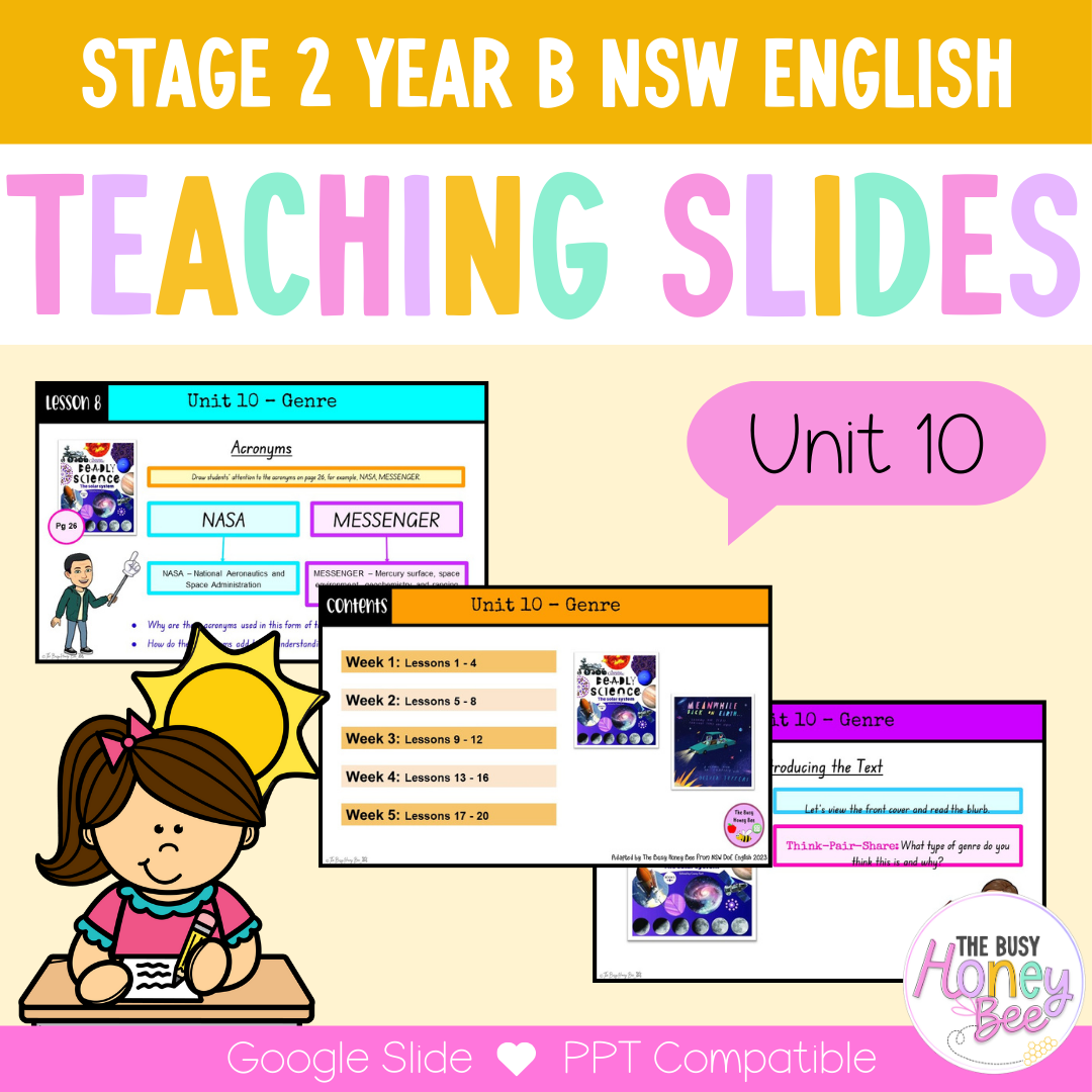 Stage 2 Year B Unit 10 Genre English Teaching Slides