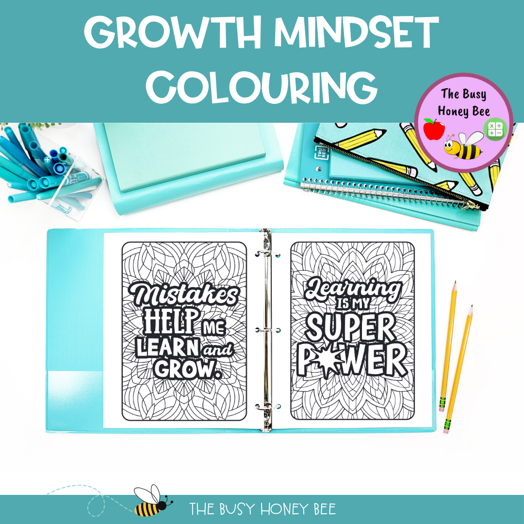 Growth Mindset Mindfulness Colouring Set