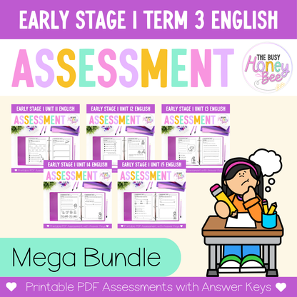 ULTIMATE Early Stage 1 English Assessment Bundle