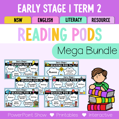 Early Stage 1 Reading Pod Term 2 Mega Bundle