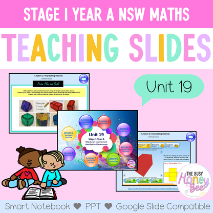 Stage 1 Year A Unit 19 Maths Teaching Slides