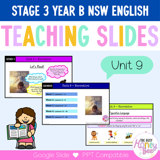 Stage 3 Year B Unit 9 Narrative English Teaching Slides