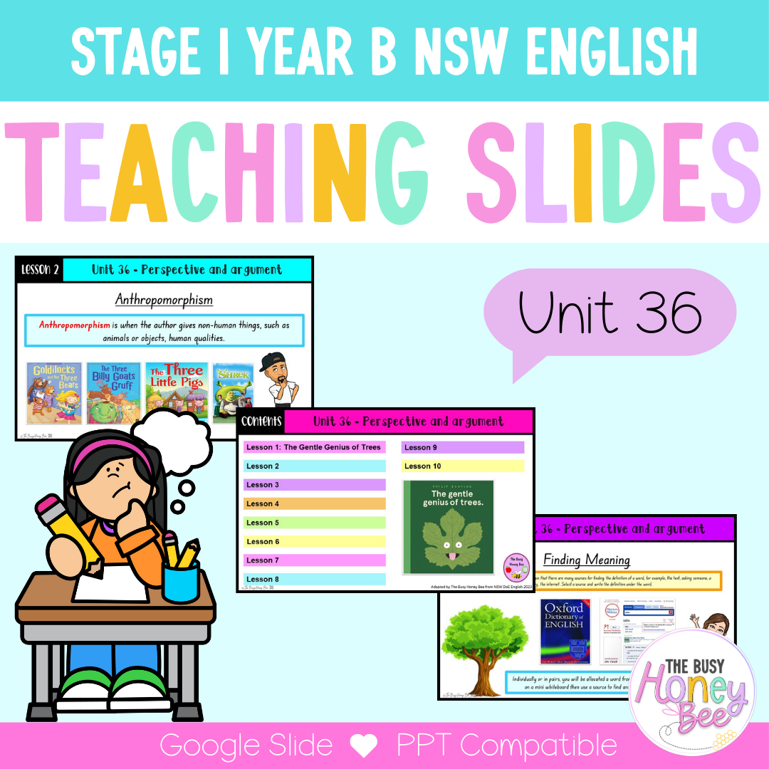 Stage 1 Year B Unit 36 Perspective and Argument English Teaching Slides