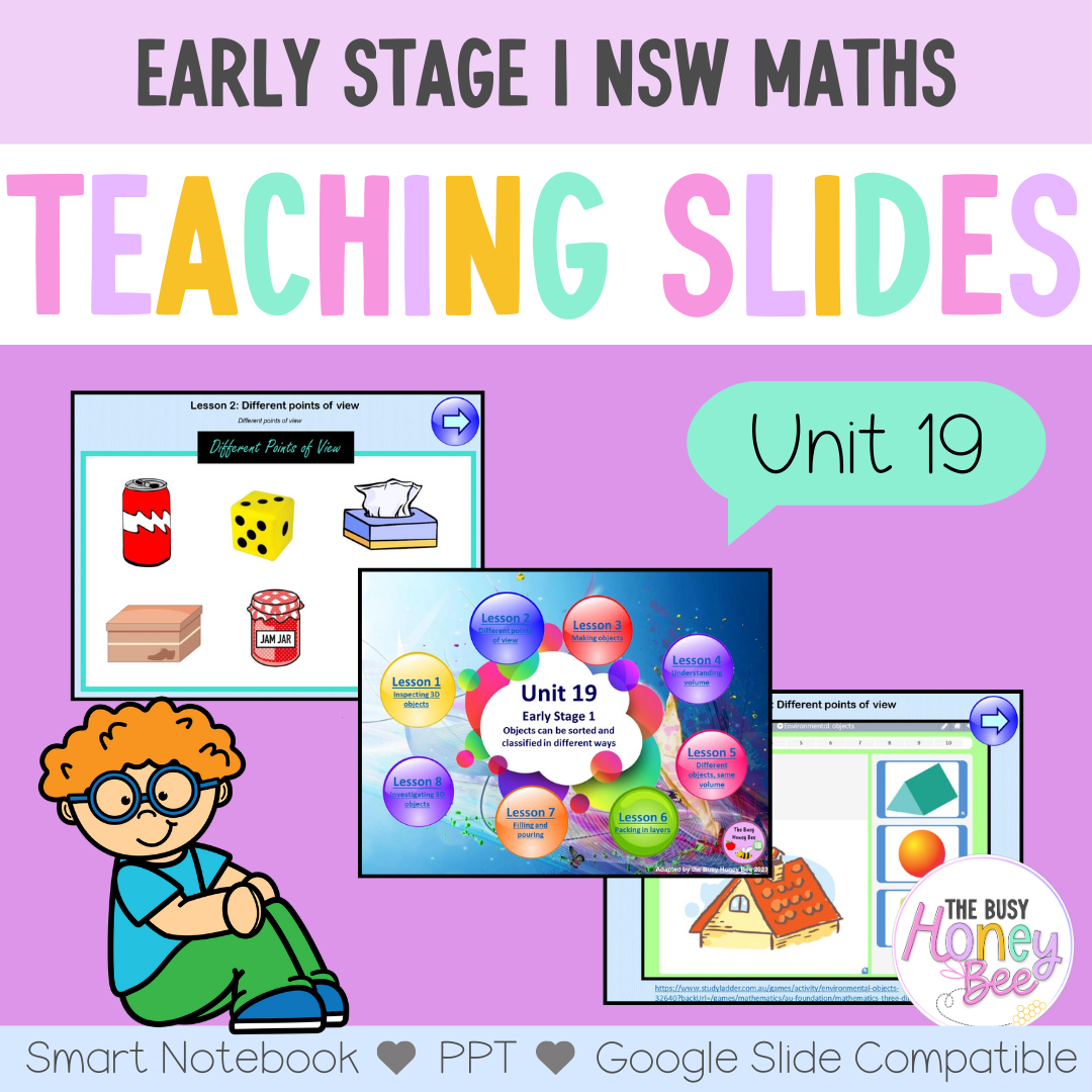 Early Stage 1 Unit 19 Maths Teaching Slides