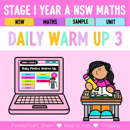 Stage 1 Year A Math Daily Warm Up Unit 3