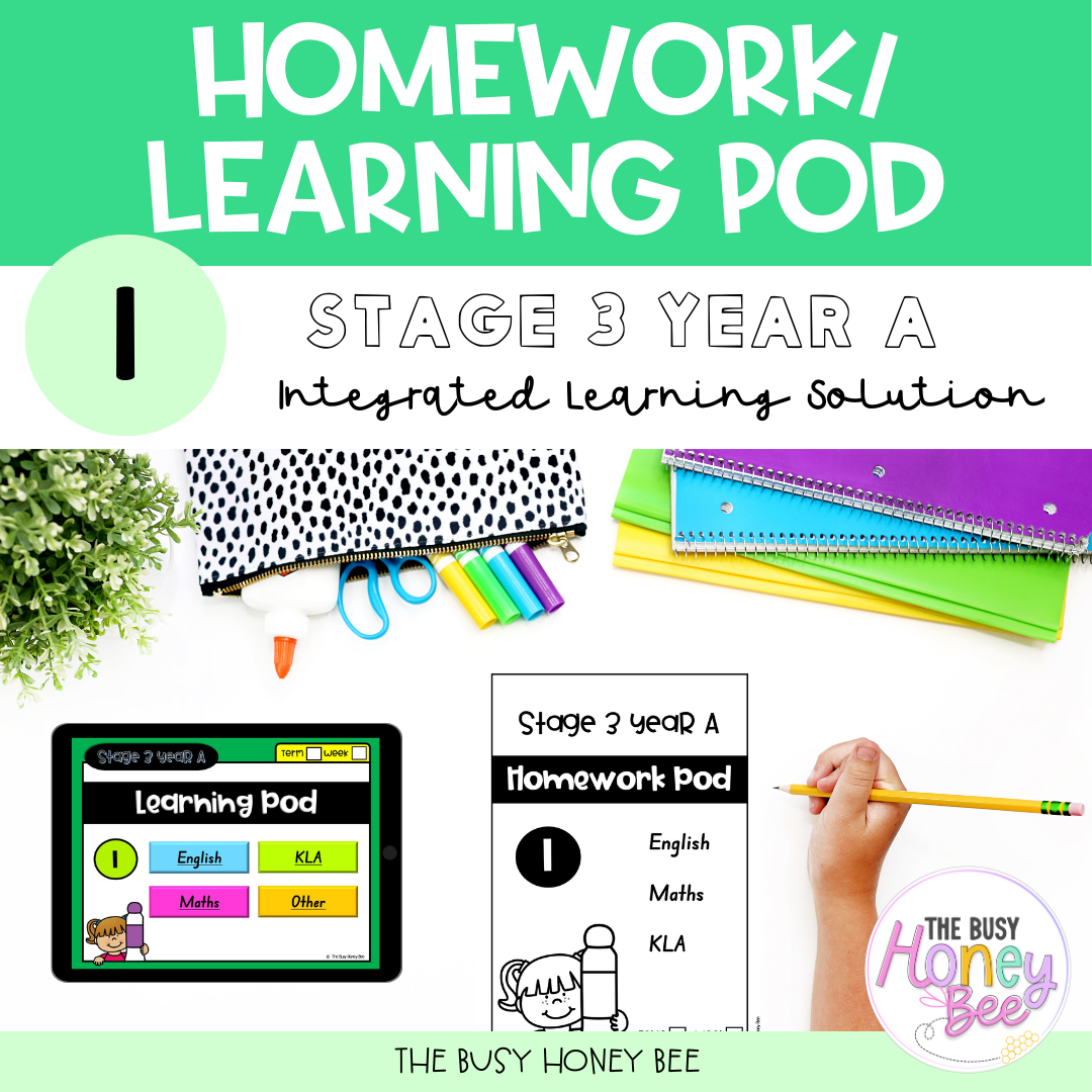 Stage 3 Year A Homework/Learning Pod 1