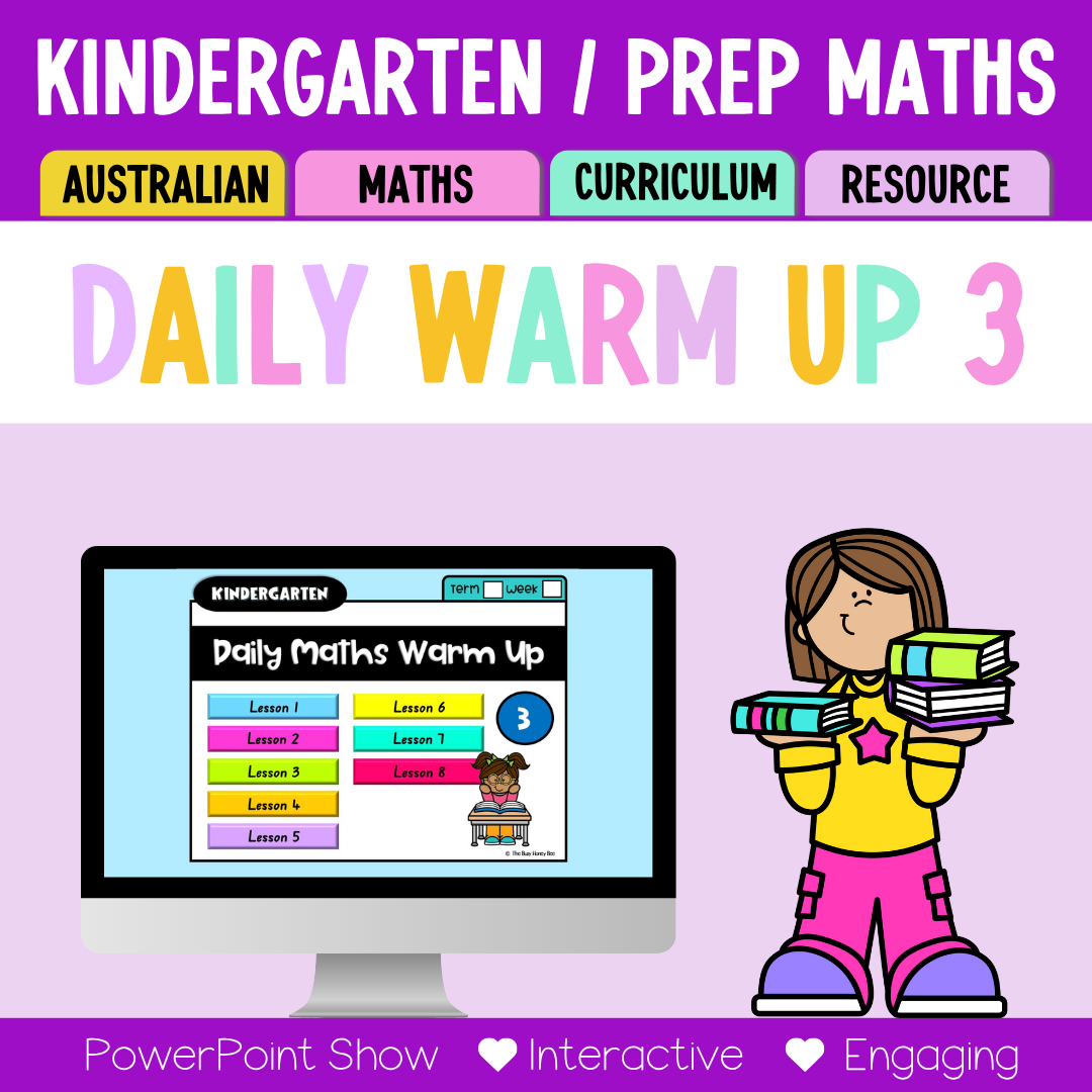Kindergarten/Prep Australian | Math Daily Review | Warm-Up 3