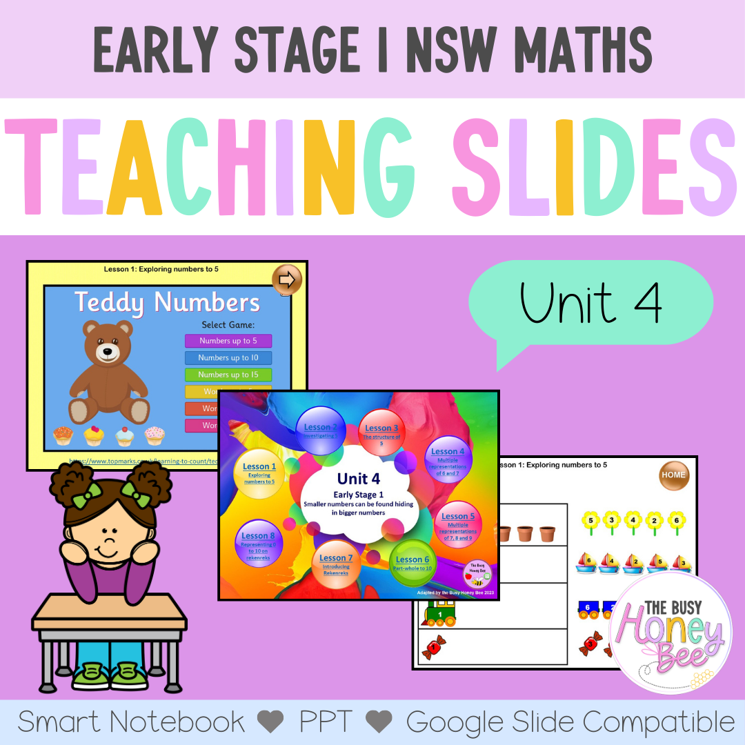 Early Stage 1 Unit 4 Maths Teaching Slides