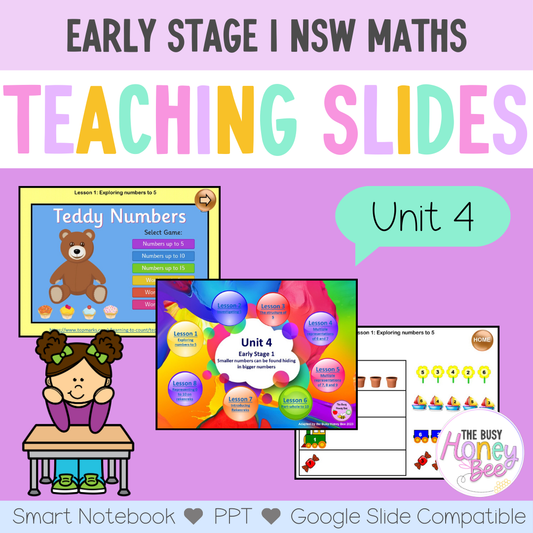 Early Stage 1 Unit 4 Maths Teaching Slides