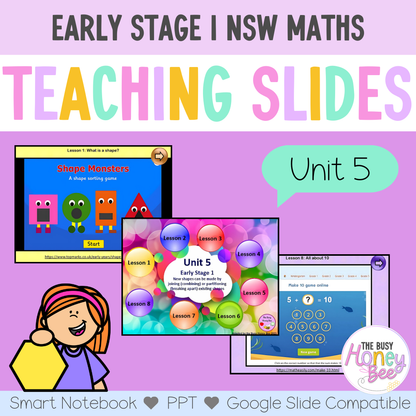 Early Stage 1 Term 1 Maths Mega Bundle